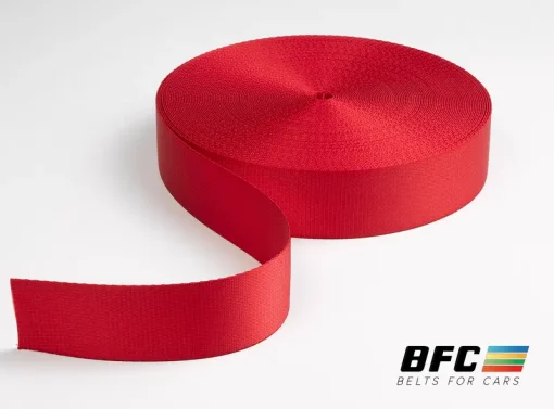 Cinta rojo premium para cinturón de seguridad