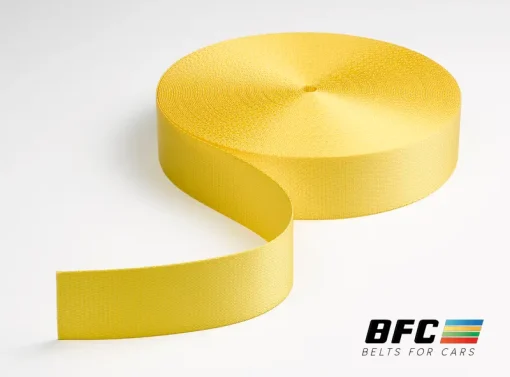 Cinta amarilla premium para cinturón de seguridad