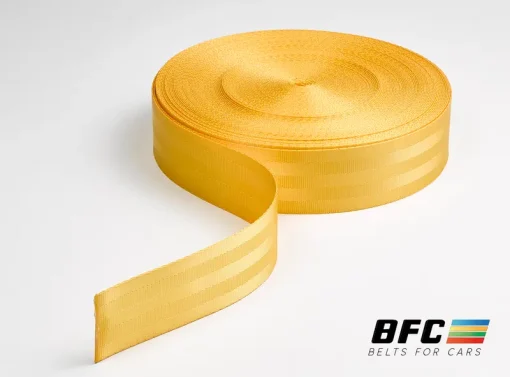 Cinta amarilla standard para cinturón de seguridad