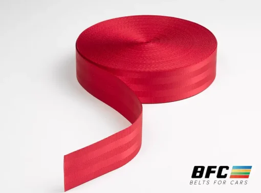 Cinta roja standard para cinturón de seguridad