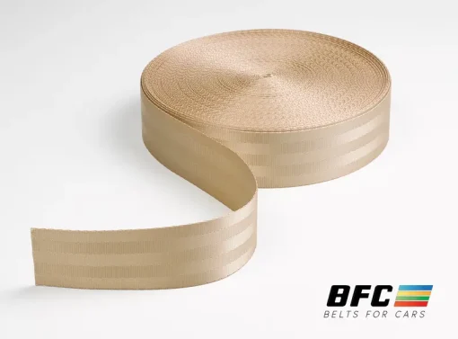 Cinta beige standard para cinturón de seguridad
