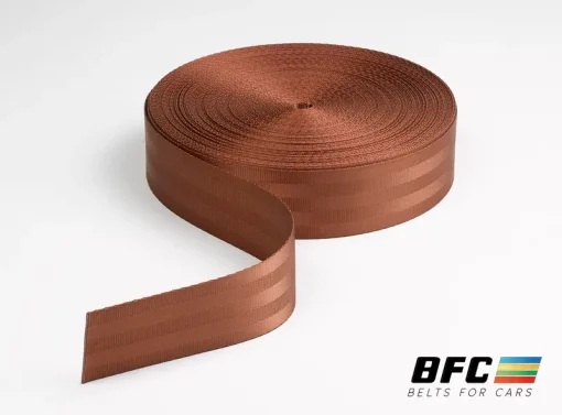 Cinta marrón standard para cinturón de seguridad