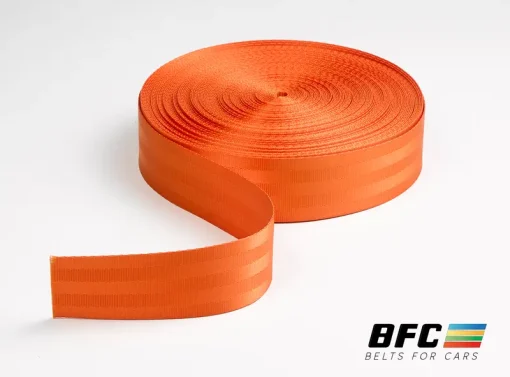 Cinta naranja standard para cinturón de seguridad