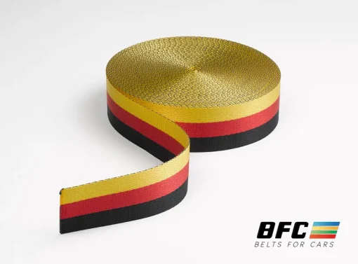 Cinta bandera alemana premium para cinturón de seguridad