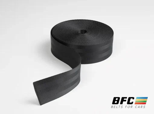 Cinta negra standard para cinturón de seguridad