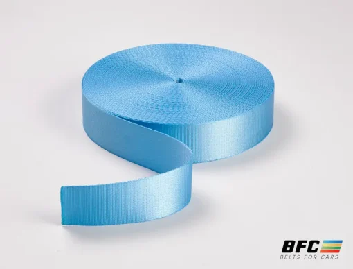 Cinta azul celeste premium para cinturón de seguridad